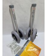 Bariatric Walker Replacement Wheels 5 In Dual Fixed Support Up to 650lbs... - $33.01