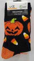 Way To Celebrate Women's Halloween Crew Socks, 2 Pair Shoe Size 4-10 - $10.88