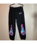 Los Angeles Apparel Sweatpants Men L Black 14oz Cotton Heavy Fleece Fire... - $1,027.94 MXN