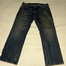 Levi&#39;s 559 Relaxed Straight Dark Wash Denim Jeans Men Size 38 x 30 - £19.60 GBP