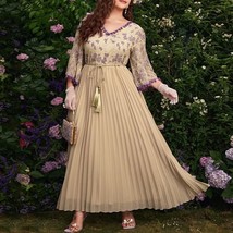 TOLEEN  Designer Elegant Women Plus Size Large Maxi Dresses 2023  Shirt Evening  - £98.16 GBP