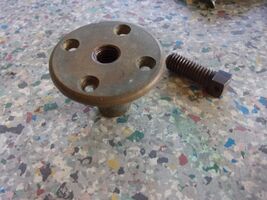 used Marine bronze Boat deck Fitting pad eye threaded 3/8", - $19.75