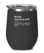 Wine Glass Tumbler Stainless Steel  Funny Book Hangover Definition  - £23.94 GBP
