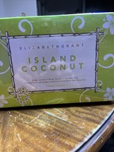 Elizabeth Grant Island, Coconut  Shower Gel, Body Scrub￼, &amp; Body Lotion Kit 3 Pc - £30.85 GBP