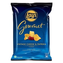3 x Lay&#39;s Wafer Gourmet Potato Chips Vintage Cheese &amp; Paprika Crispy 55g... - £10.93 GBP