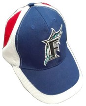 Florida Marlins Hat 1990s Logo Red White Blue NAPA Promo Adj Cap Hook n Loop - $11.88