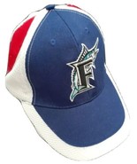 Florida Marlins Hat 1990s Logo Red White Blue NAPA Promo Adj Cap Hook n ... - £9.29 GBP