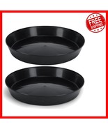 Round 16-Inch Plant Saucer Set of 2 - Ideal for Drip Protection and Plan... - $699.08 MXN