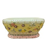 2001 Mary Engelbreit Meadow Cottage Hostess 9 1/2”Large Footed Serving B... - $762.17 MXN