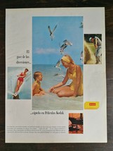 Vintage 1965 Eastman Kodak Company Spanish Espanol Full Page Original Ad - 721b - £5.39 GBP