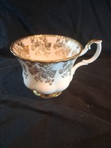 Royal Albert Bone China Gold Floral Painted - $12.99