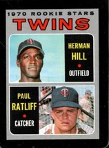 1970 Topps #267 Herman HILL/PAUL Ratliff Ex (Rc) Twins *X70292 - £1.16 GBP