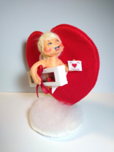 ANNALEE Valentine Cupid Fairy Baby Angel With Wings Box Of Roses 2011 Do... - $31.50