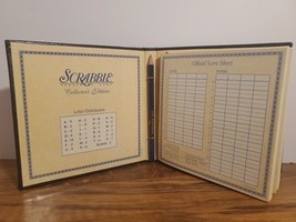 Scrabble Collector&#39;s Edition Crossword Game Replacement Score Sheet Set ... - $12.86