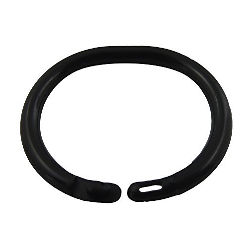 Bluemoona 100 PCS - Plastic Open O Rings Ring For Dee Webbing Belts Buckle Bag 2