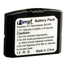 BA300 Battery for Sennheiser RS4200 RS4200-TV, SET 830, SET 830-S, SET 8... - $163.58 MXN