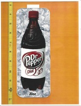 Coke Chameleon Size Dr Pepper Diet 20 Oz Bottle Flavor Strip Clearance Sale - £1.19 GBP