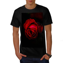 Beauty Red Rose Shirt Romantic Flower Men T-shirt - £10.35 GBP