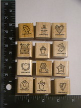 Lot Of (12) 1998 Stampin&#39; Up! Stamps - £11.80 GBP