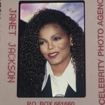 1995 Janet Jackson at MLK Jr Tribute NY Celebrity Color Photo Transparency Slide - £7.63 GBP