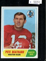 1968 Topps #198 Pete Beathard Vgex Oilers (Wax) Nicely Centered *X50354 - £3.91 GBP