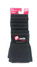 12 Pair Peds Ladies Trouser Socks Tactel Lycra Size 5-10 Black - BRAND NEW - £16.61 GBP