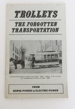 Vintage 1968 pamphlet style book &quot;Trolleys: The Forgotten Transportation&quot; - £11.98 GBP