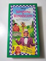 Disney’s Adventures in Wonderland - The Missing Ring Mystery (VHS) Volume 3  VTG - £6.93 GBP