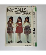 McCall&#39;s Sewing Pattern 7213 Child&#39;s Skirt Jumper Uncut Size 5 Vintage 1980 - £3.51 GBP