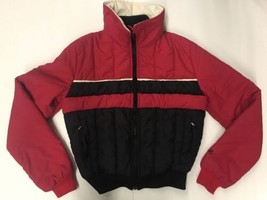 Vintage Roffe Skiwear Puffy Youth ski jacket Ladies Stowe USA RN 39363 - $419.77 MXN