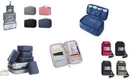 Travel Organiser Essentials Ultimate Bundle Super Saver Passport Packing Cubes - £29.80 GBP