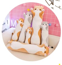 Long Cat Pillow Plush, Stuffed Animal, Plush Toy, Long Pillow, Kawaii Room Decor - £13.43 GBP+