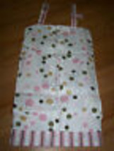 Sumersault Infant Baby Diaper Stacker Bubble Fun Pink Circles Dots Strip... - $18.00