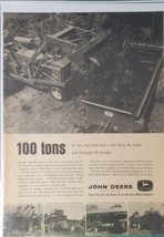 John Deere 46 Loader &amp; Manure Equipment Magazine Ad 1961 - £11.28 GBP