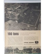 John Deere 46 Loader &amp; Manure Equipment Magazine Ad 1961 - £11.00 GBP