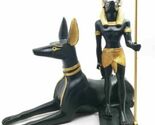Classical Egyptian Afterlife Deity Anubis Jackal Dog and Man Form Figuri... - $49.99