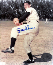 Don Larsen signed New York Yankees MLB 8x10 Photo- COA (2X WS Champ/MVP/Perfect  - £26.54 GBP