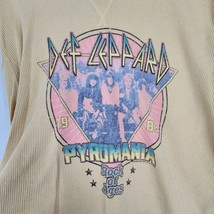 The Vinyl Icons Burgundy Def Leppard 1979  Women&#39;s T -Shirt  Sz L - Long Sleeve - £19.75 GBP