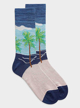 Bugatchi Tropical Beach Sock ~ Made in Italy - £55.17 GBP
