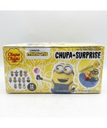 Chupa Chups Strawberry Lollipops w Surprise Collectable Minion Toy 16 Co... - $29.99