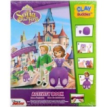 Sofia the First Clay Buddies Modeling Figurine &amp; Activity Book Arts &amp; Crafts - £11.98 GBP