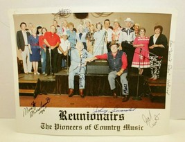 Vintage Reunionairs The Pioneers Of Country Music Color Signed Press Pho... - $24.75