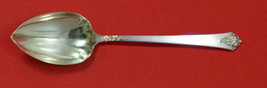 Castle Rose by Royal Crest Sterling Silver Grapefruit Spoon Fluted Custom 5 3/4&quot; - £53.73 GBP