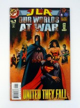JLA Our Worlds at War #1 DC Comics United They Fall NM+ 2001 - £1.77 GBP