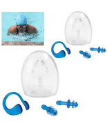 8 Pc Waterproof Swim Swimming Nose Clip Ear Plug Earplug Combo Set Case ... - £11.79 GBP