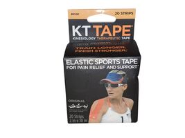 KT TAPE Original Cotton Sports Kinesiology Tape, 20 Pre-Cut Strips 2"x10... - $4.90