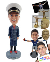 Personalized Bobblehead Rich dude wearing bathrobe  with sweatpants and nice sho - £69.57 GBP