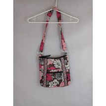 Vera Bradley Pink Floral Crossbody Hipster Purse  10” x 11” - $16.48