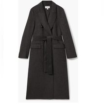 Reiss Arla Double Breasted Wool Blend Classic Coat, Charcoal Gray, Size ... - €427,66 EUR