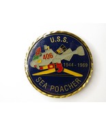 US Navy USS Sea Poacher SS 406 World War II Submarine Challenge Coin - £36.47 GBP